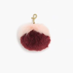 J Crew pom pom keychain